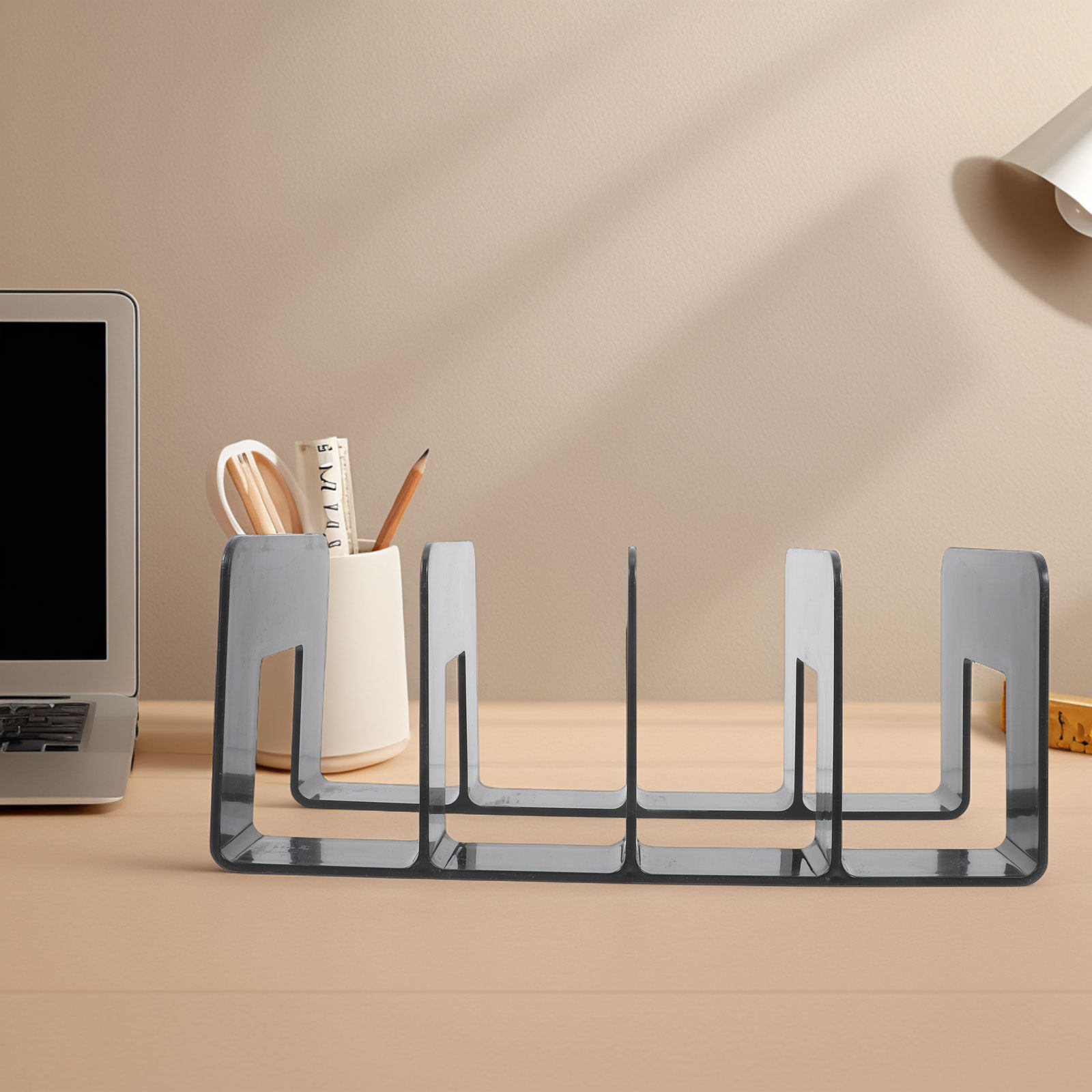 Home Office Bookshelves - 本棚用ブックホルダー デスクトップオーガナイザー マガジンラック 収納 ブックエンド 重い本用
