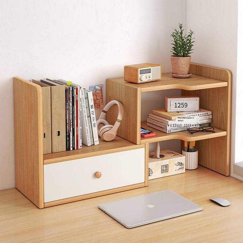 Home Office Bookshelves - デスク用棚,寮の収納棚,多層,小さなオーガナイザー