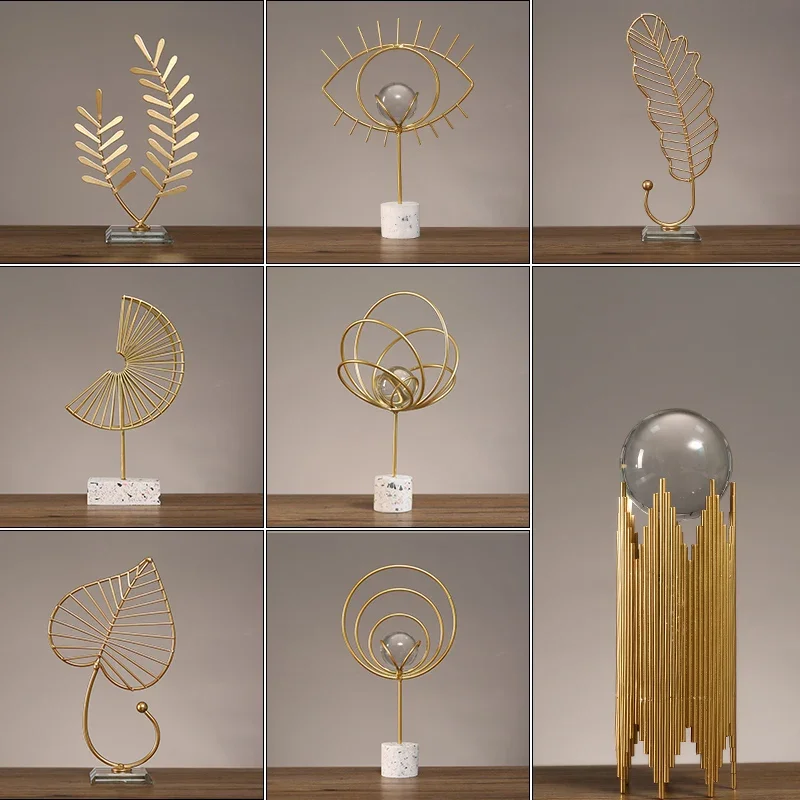 Home Office Architecture - 家の装飾のための豪華な金属の宝石,リビングルーム,ワインのキャビネット,オフィスの装飾品,オフィスの装飾品
