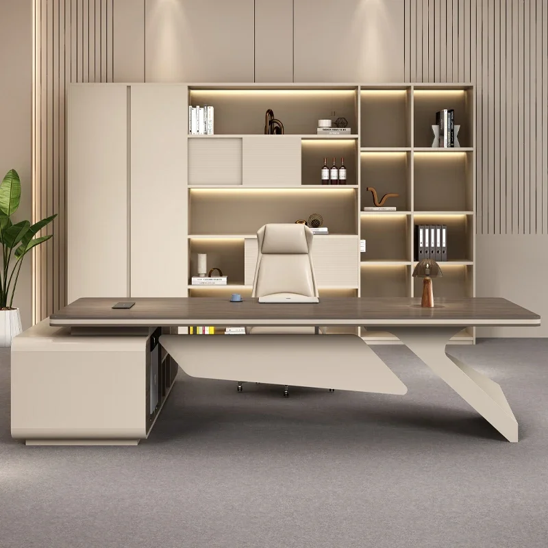収納付きメサスゲーミングエグゼクティブオフィスデスク家具テー - Home Office Work Table のレビューと価格