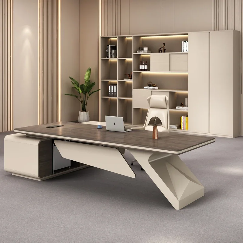 収納付きメサスゲーミングエグゼクティブオフィスデスク家具テー - Home Office Work Table のレビューと価格
