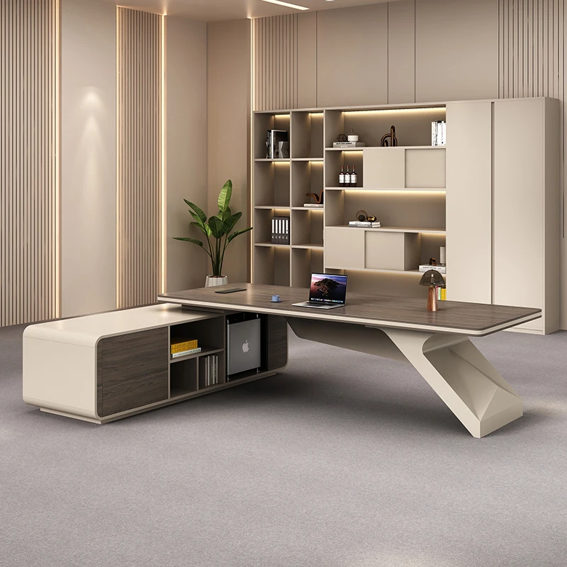 収納付きメサスゲーミングエグゼクティブオフィスデスク家具テー - Home Office Work Table のレビューと価格
