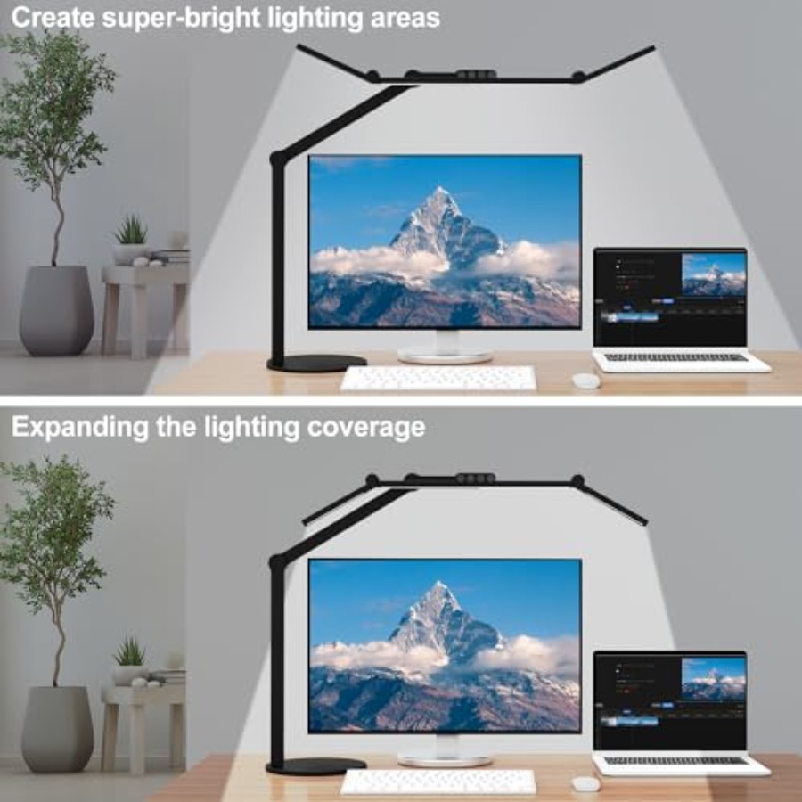雰囲気照明付きアーキテクトデスクランプ、ベース付きホームオフ - Home Office Lamp のレビューと価格