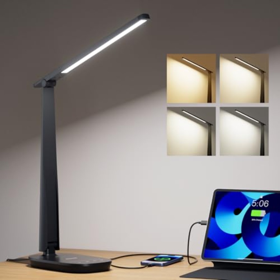 ホームオフィス用LEDデスクランプ、目に優しい調光可能な読書 - Home Office Lamp のレビューと価格