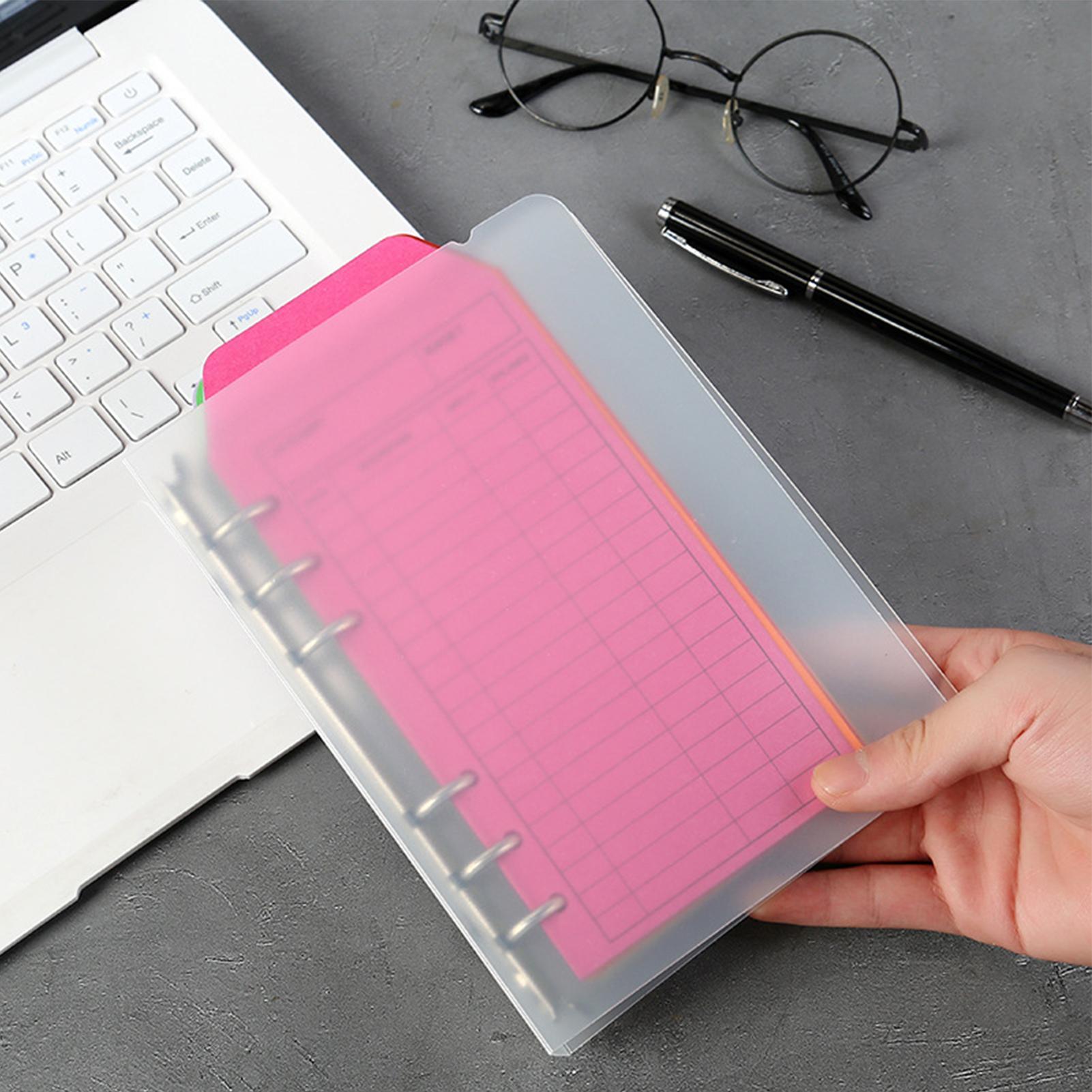 現金封筒付き予算バインダー 12 色の A6 6 リングポー - Home Office Budget のレビューと価格