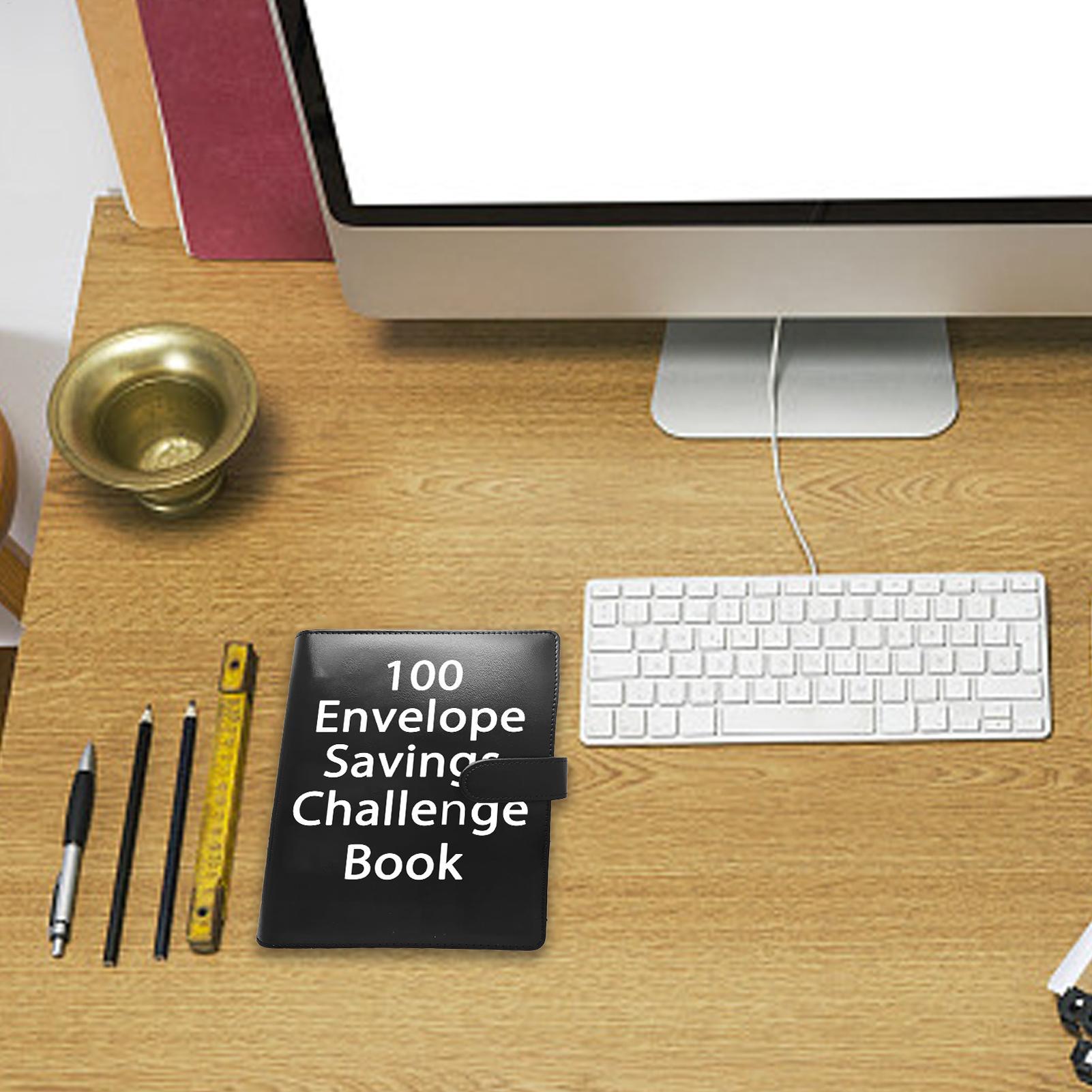 100封筒チャレンジバインダー、封筒付き簡単現金予算オーガナ - Home Office Budget のレビューと価格