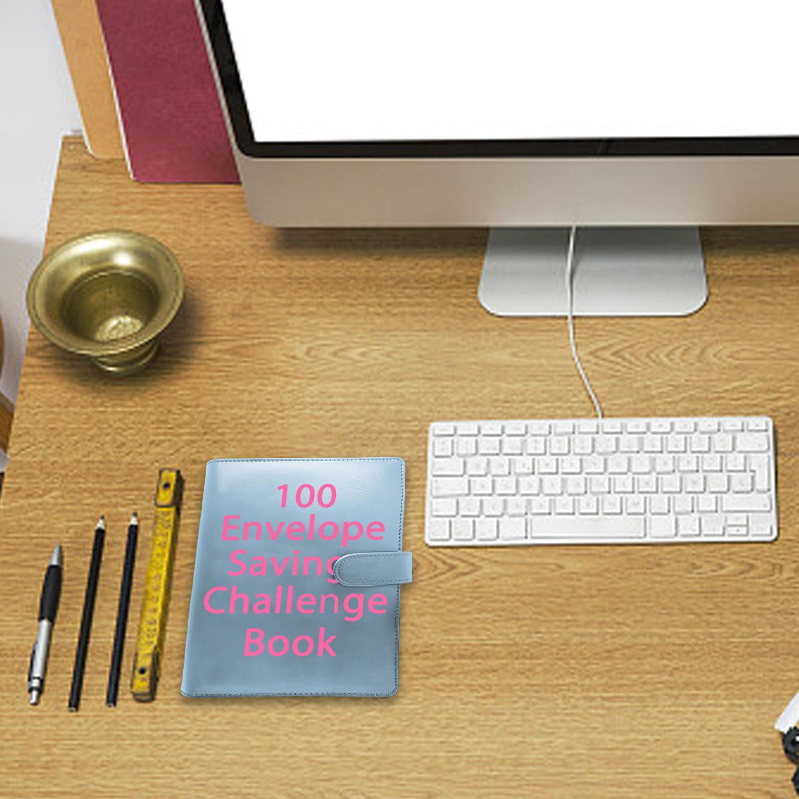 100封筒チャレンジバインダー、封筒付き簡単現金予算オーガナ - Home Office Budget のレビューと価格