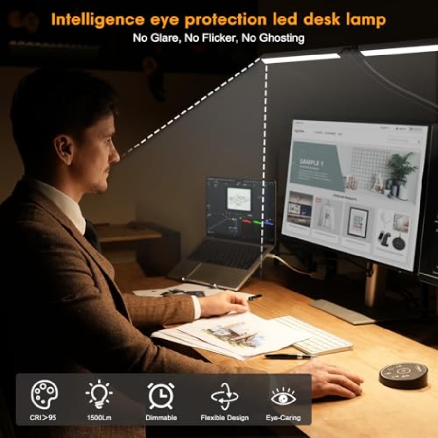 オフィス・家庭用LEDデスクランプ - 目に優しいアーキテク - Home Office Lamp のレビューと価格