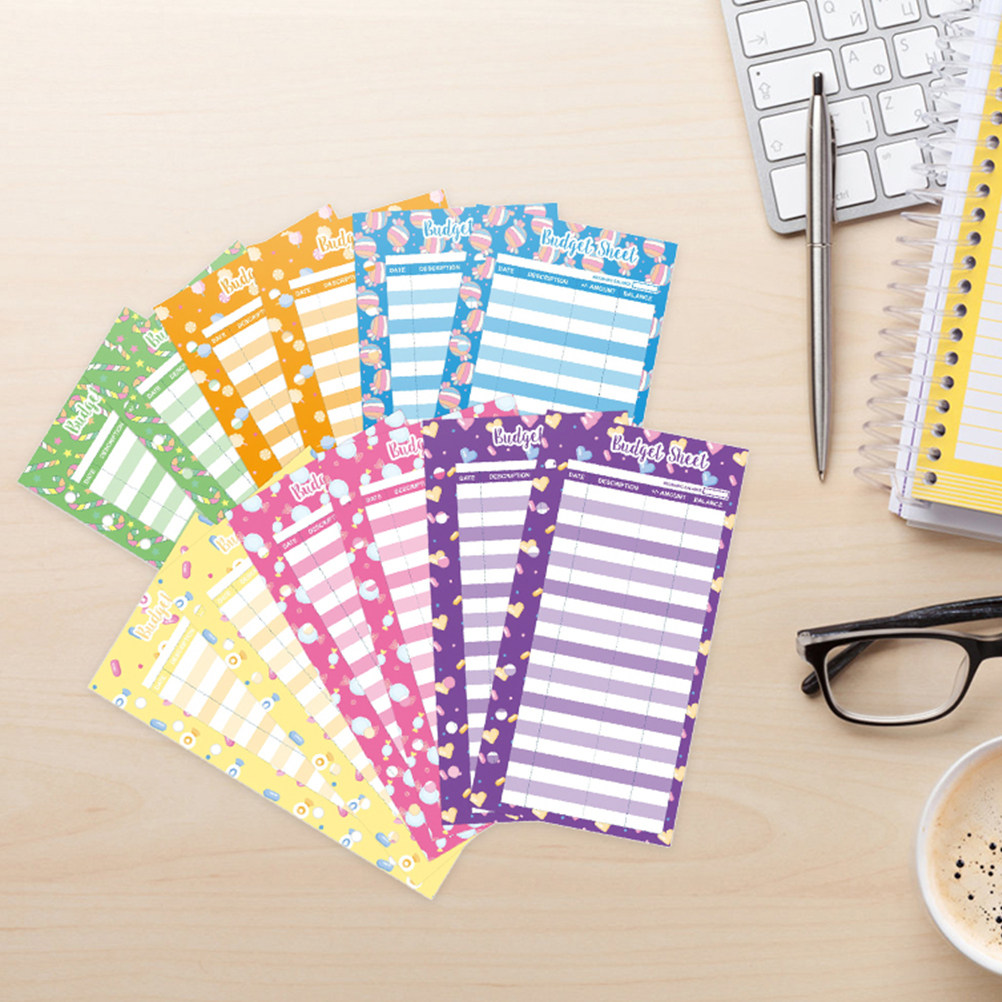 24枚入り消費カード、個人用オフィス・家庭用お金管理支出追跡 - Home Office Budget のレビューと価格