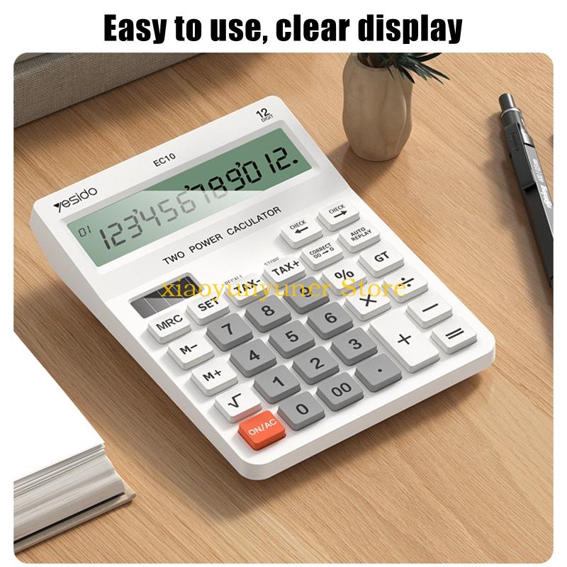 P9JB 12 桁 LCD スクリーン卓上電卓、太陽電池の使 - Home Office Budget のレビューと価格