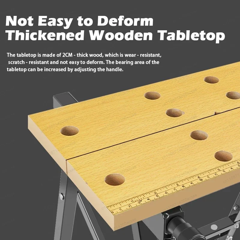 多機能調整可能ワークベンチ、木工用堅木製作業台、ワークショッ - Home Office Work Table のレビューと価格