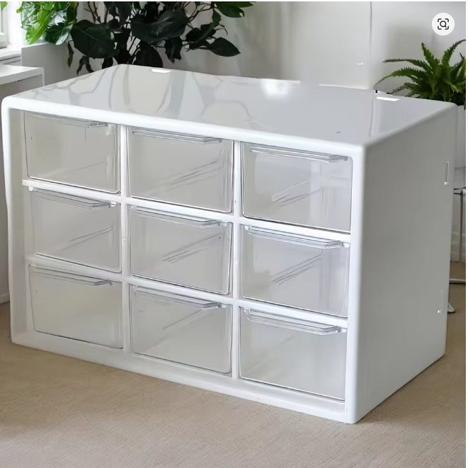 収納ボックス、小物、ジュエリー、ビーズ、工具用の透明引き出し - Home Office Work Table のレビューと価格