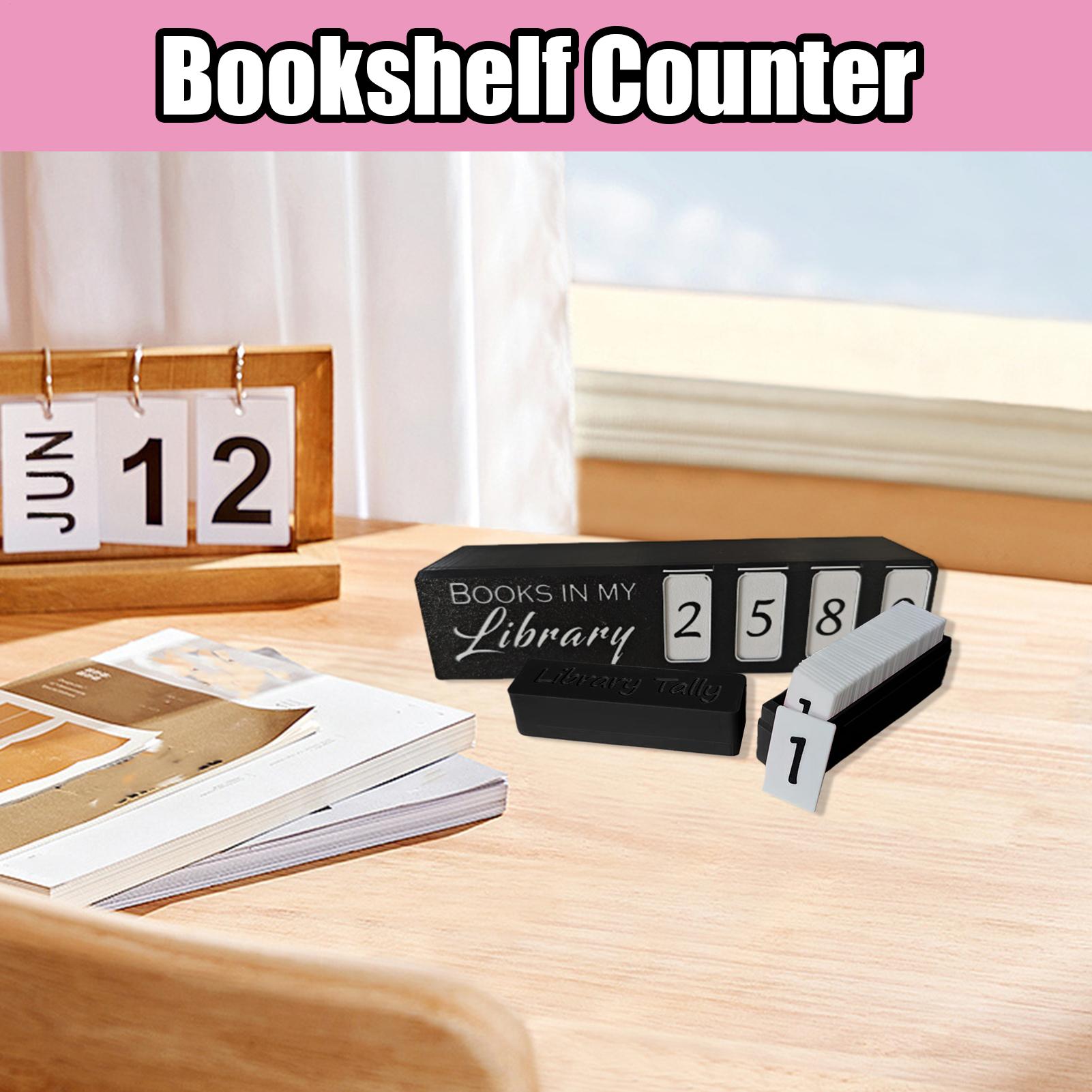 本棚カウンター ブック風装飾サイン ブックヌック装飾 今年読 - Home Office Bookshelves のレビューと価格