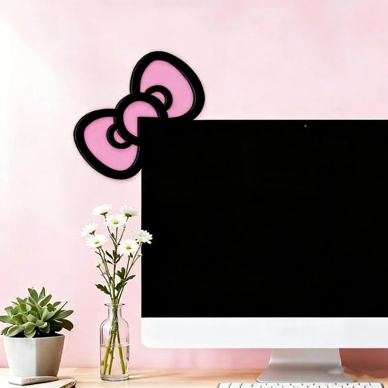 新しい 1/2 個木製ちょう結び PC アクセサリーかわいい - Home Office Programmer のレビューと価格