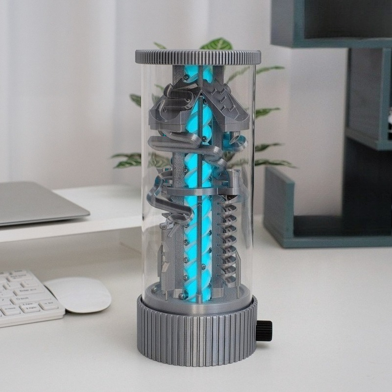 ストレス解消回転スチールビーズデスクランプRGBリモートナイ - Home Office Lamp のレビューと価格