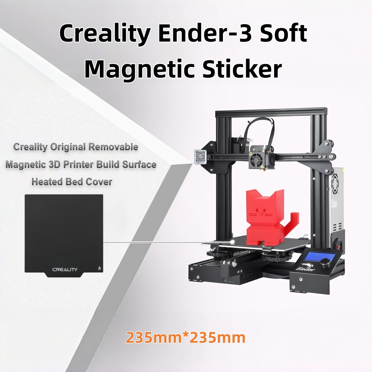 Creality Ender-3 ソフト磁気ステッカープレー - Home Office Microsoft のレビューと価格