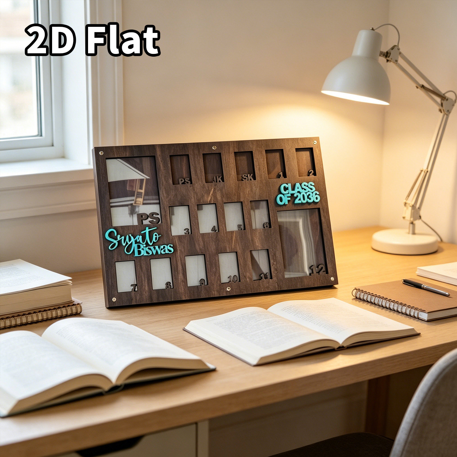 1個入りカスタムグレードフォトフレーム木製飾り板、自宅・オフ - Home Office Gifts のレビューと価格
