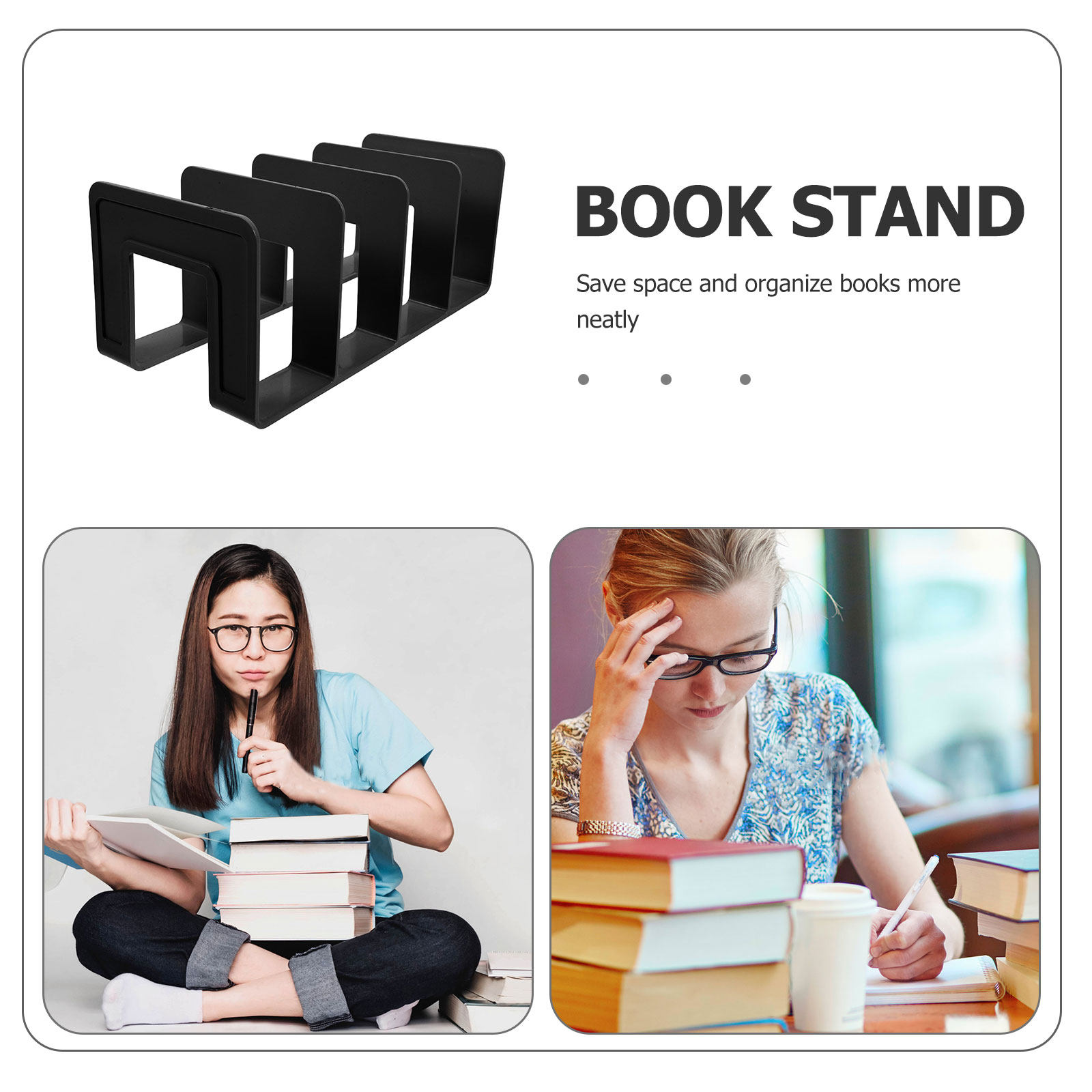 本棚用ブックホルダー デスクトップオーガナイザー マガジンラ - Home Office Bookshelves のレビューと価格