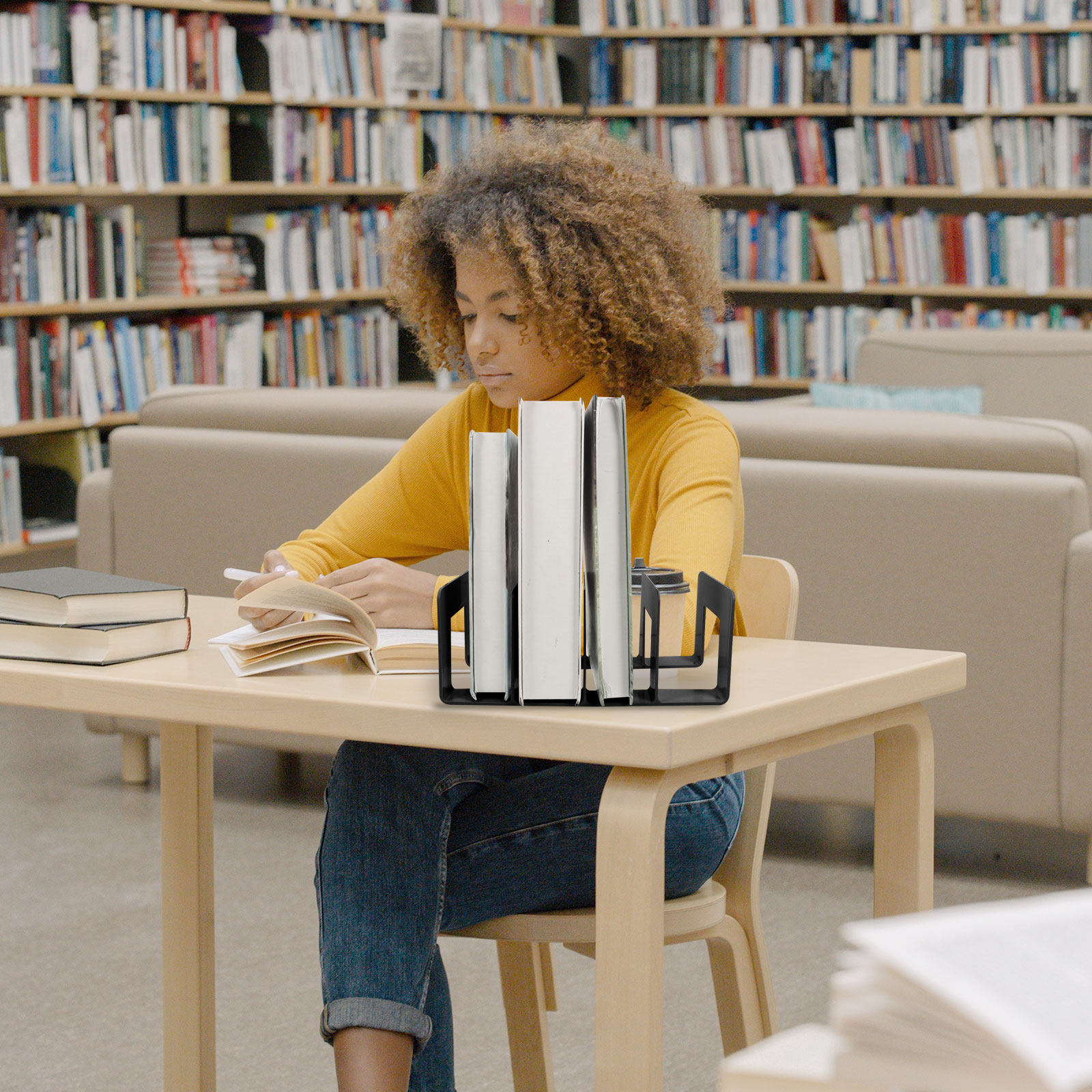 本棚用ブックホルダー デスクトップオーガナイザー マガジンラ - Home Office Bookshelves のレビューと価格