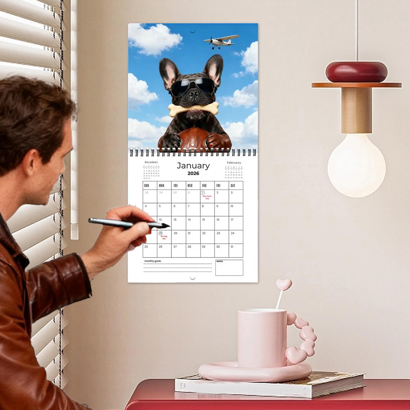 2026 デイリーカレンダー 新年カレンダー 休日付き 週間 - Home Office Holidays 2026 のレビューと価格