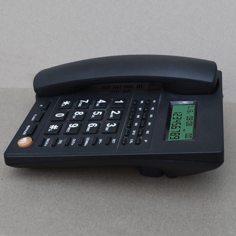 家庭用固定電話電話発信者ID電話デスクトップコード付きダイヤ - Home Office Phone Number のレビューと価格