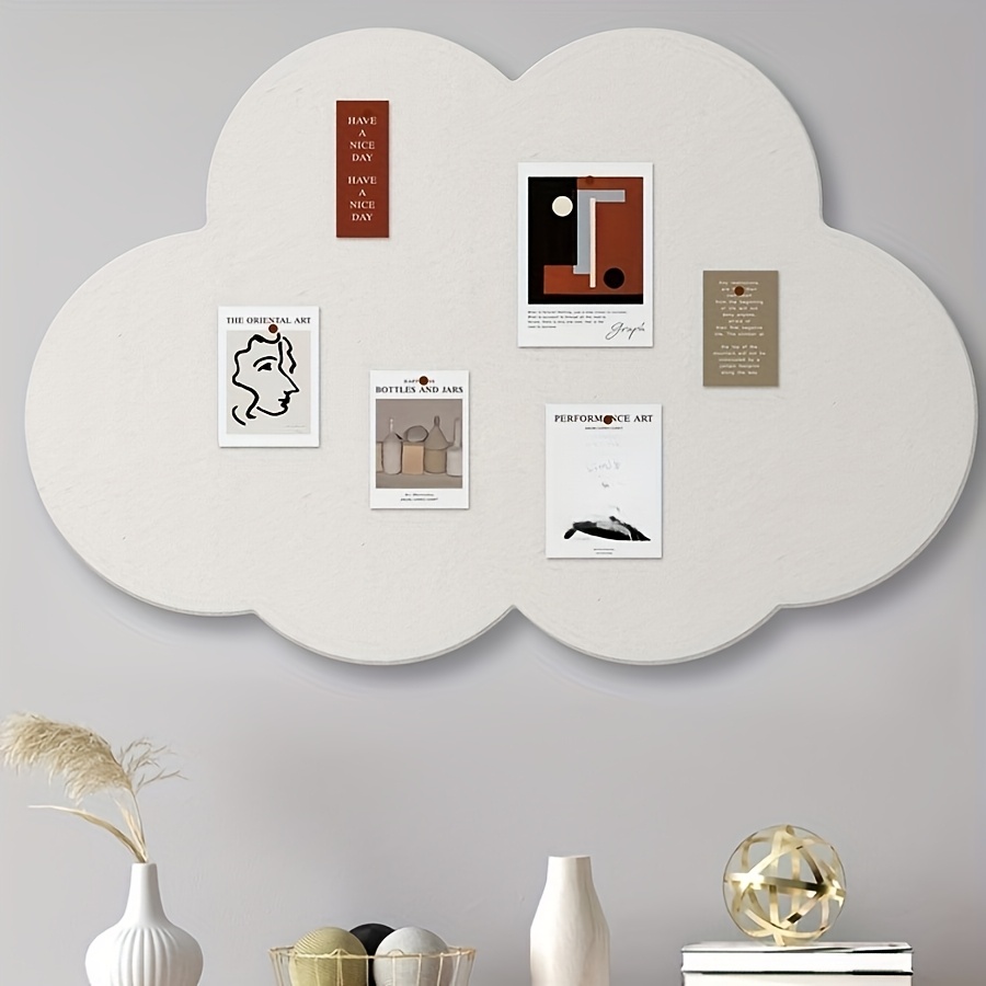 雲形のフェルトボード装飾ピンボードアートワークディスプレイボ - Home Office Backdrop のレビューと価格