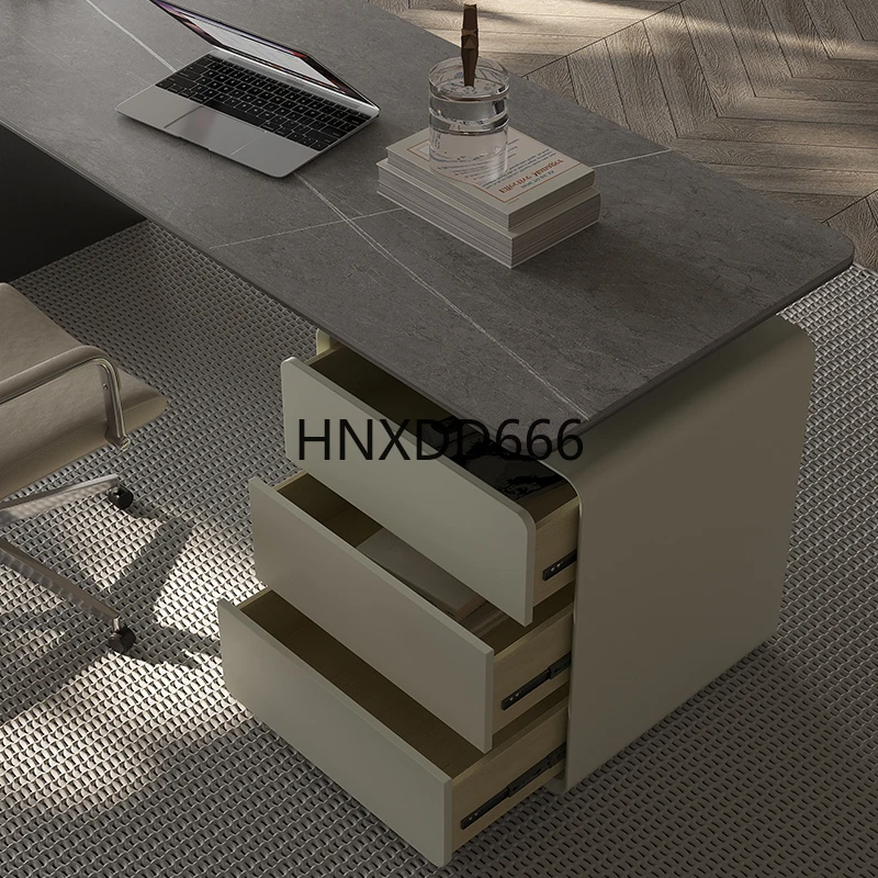 高級感のある岩板製学習用コンピューターデスク 軽量ボスデスク - Home Office Work Table のレビューと価格