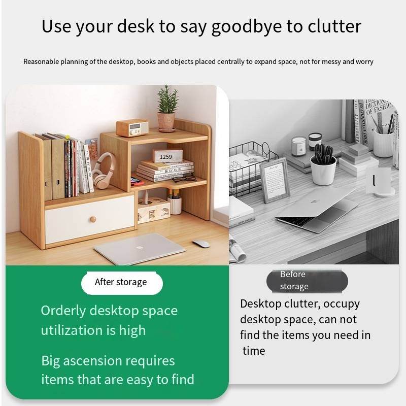 デスク用棚,寮の収納棚,多層,小さなオーガナイザー - Home Office Bookshelves のレビューと価格