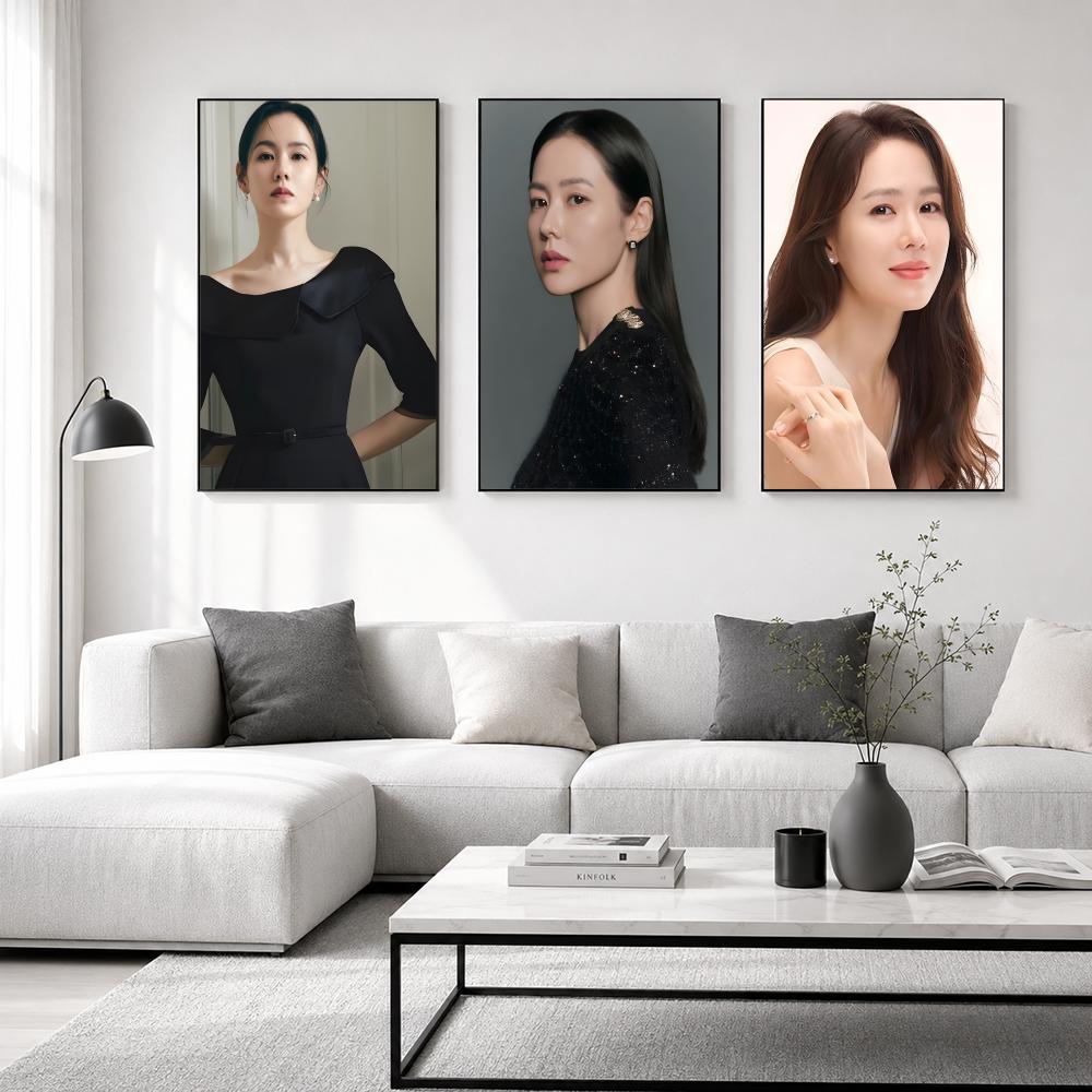 女優ソン・イェジンのポスター。高品質なウォールアートポスター - Home Office Ye のレビューと価格
