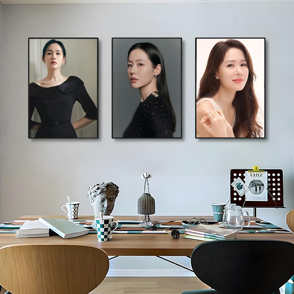 女優ソン・イェジンのポスター。高品質なウォールアートポスター - Home Office Ye のレビューと価格